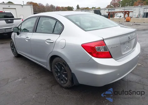 2012 Honda Civic Lx from USA, damaged, VIN 19XFB2F58CE375634